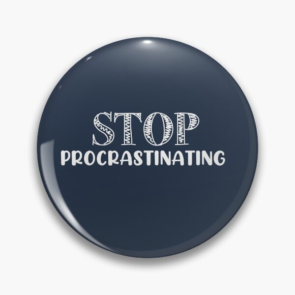 Item preview, Stop Procrastinating (White) designed and sold by Shoddow.