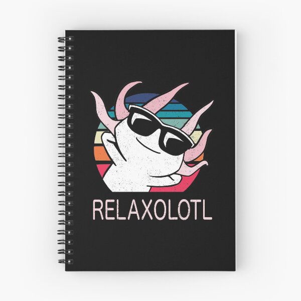 Artikelvorschau, Relaxolotl (für dunkle Hintergründe) entworfen und verkauft von CartoonDinosaur.