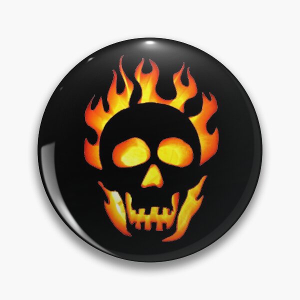 Item preview, FLAMING SKULL 3 designed and sold by HAUNTERSDEPOT.