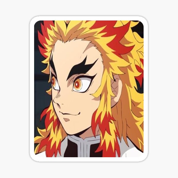 Kyojuro Rengoku Sword Stickers Redbubble
