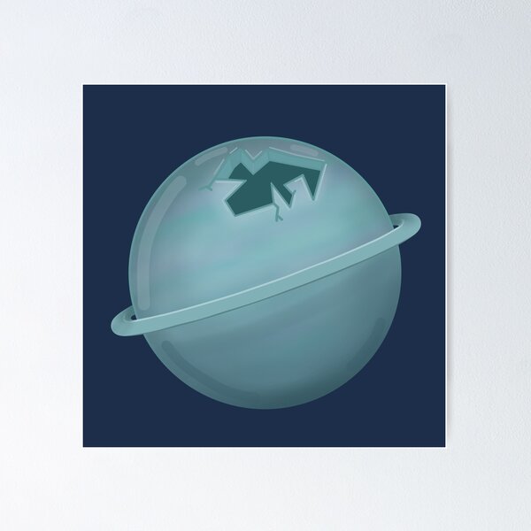 Item preview, Planeta agrietado designed and sold by BlipAndSplodge.
