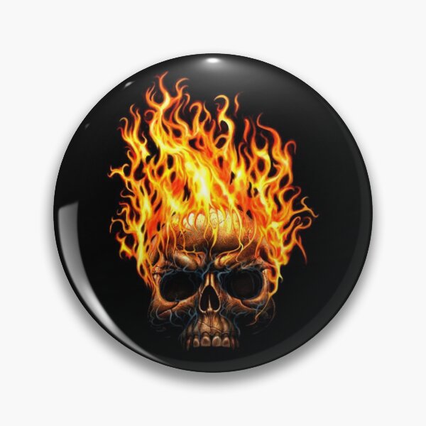 Item preview, FIRE SKULL designed and sold by HAUNTERSDEPOT.