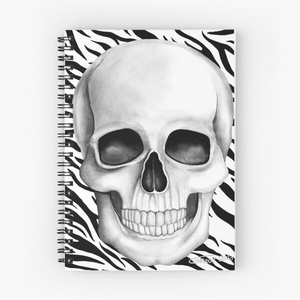 Item preview, Skull (On Zebra Print Background) designed and sold by GDGCreations.