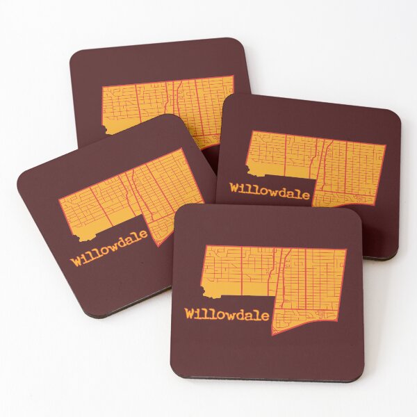 Item preview, Willowdale Map designed and sold by TeeOhGraphics.