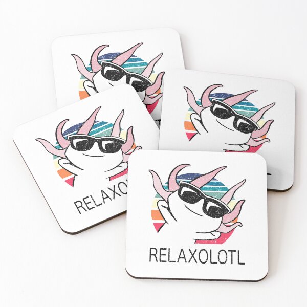 Item preview, Relaxolotl (For Light Backgrounds) designed and sold by CartoonDinosaur.