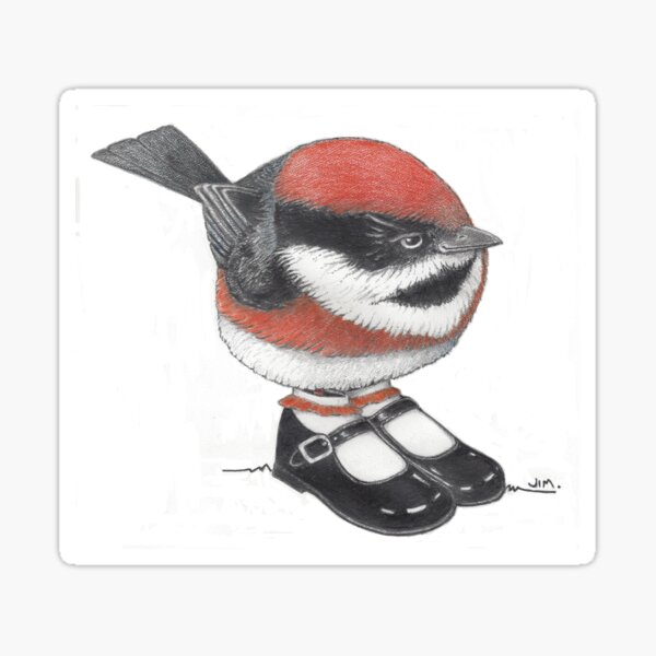 Item preview, bushtit in Mary Janes designed and sold by JimsBirds.