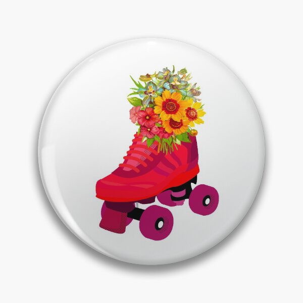 Item preview, Floral Roller Skates designed and sold by ChaterOne.