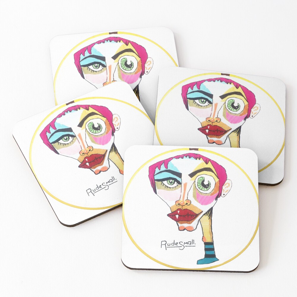 Item preview, Coasters (Set of 4) designed and sold by Rudesmall.