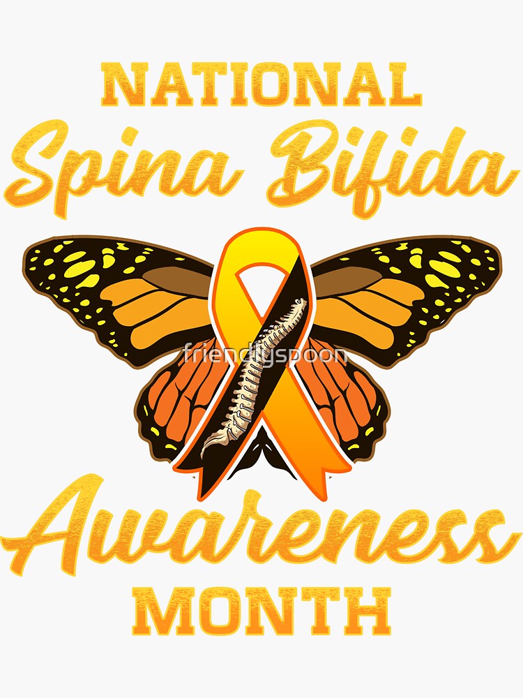 “Spina Bifida Awareness Month” Sticker for Sale by friendlyspoon