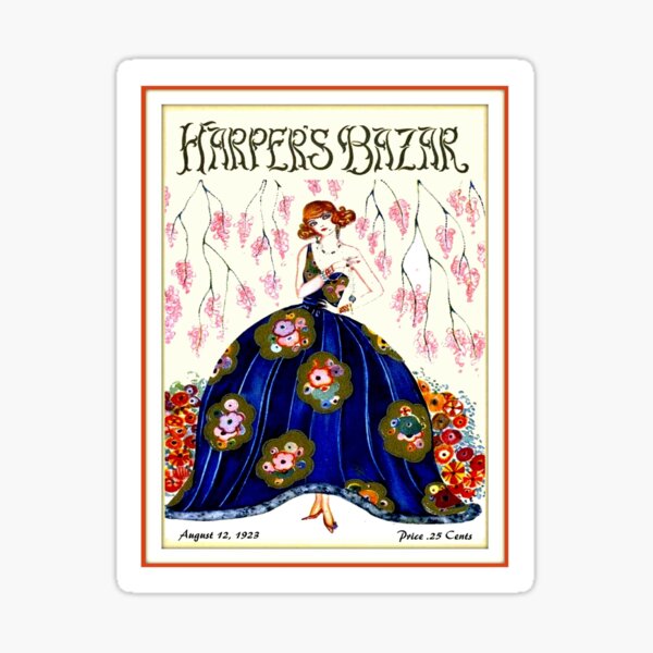Artikel-Vorschau von  HARPERS BAZAR: Vintage 1923 Magazine Advertising Print, designt und verkauft von posterbobs.