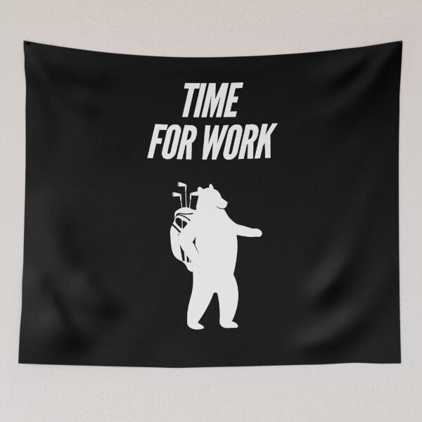 Item preview, Golfing Dad Time For Work Print - Funny Golfer  designed and sold by designitfun.