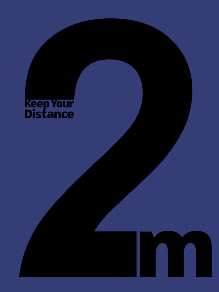 Keep Your Distance 2 metres by SocialShop