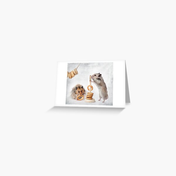 hamsters are Greeting Card