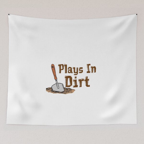 Item preview, Plays In Dirt Gardening Pun Trowel designed and sold by jaycartoonist.
