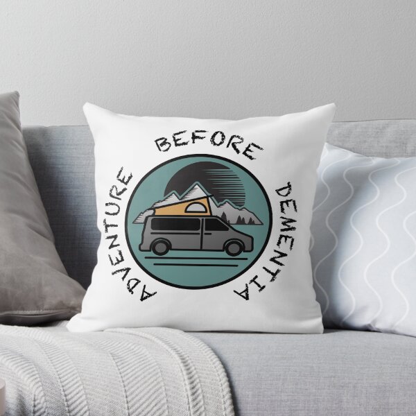 Adventure Before Dementia Throw Pillow