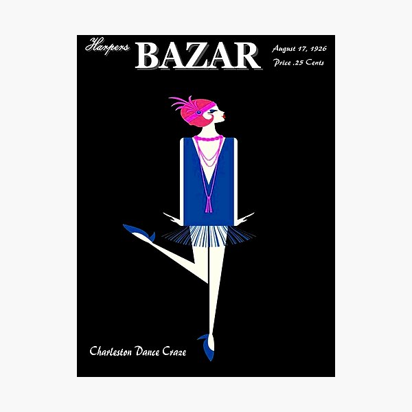 Item preview,  HARPERS BAZAR : Vintage 1926 Magazine Charleston Advertising Print designed and sold by posterbobs.