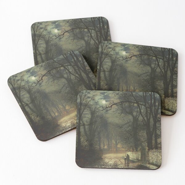 Item preview, A Moonlit Lane - John Atkinson Grimshaw designed and sold by CJET.