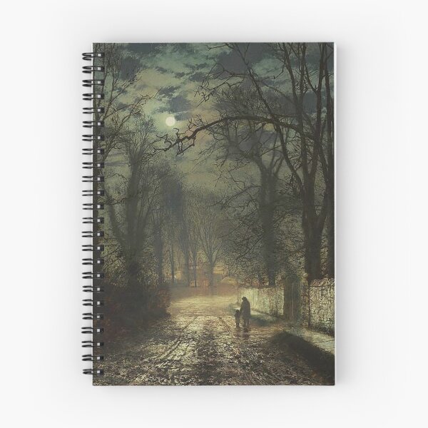 Item preview, A Moonlit Lane - John Atkinson Grimshaw designed and sold by CJET.