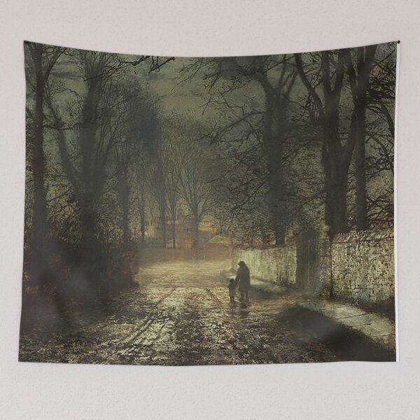 Item preview, A Moonlit Lane - John Atkinson Grimshaw designed and sold by CJET.