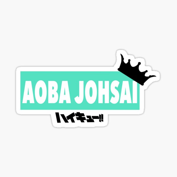 Aoba Johsai Seijou Seijou Sticker Teepublic Au