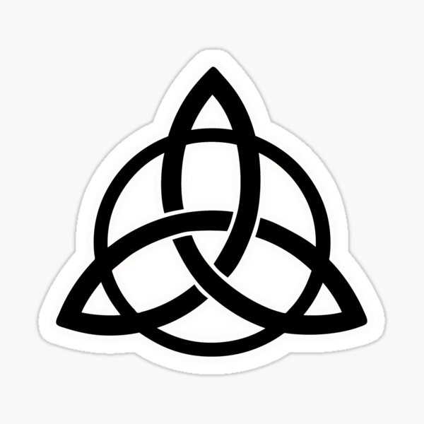 triquetra tribal tattoo viking symbol Sticker.