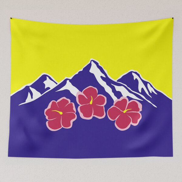 Item preview, Purple Mountains And Pink Flowers designed and sold by Zstelling.