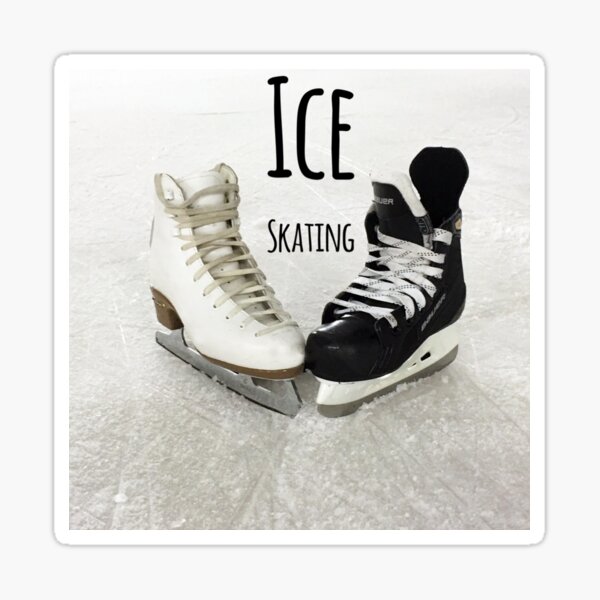 Vista previa del artículo con la obra «Patinaje sobre hielo sobre patines de hielo.», diseñado y vendido por Delicarte.
