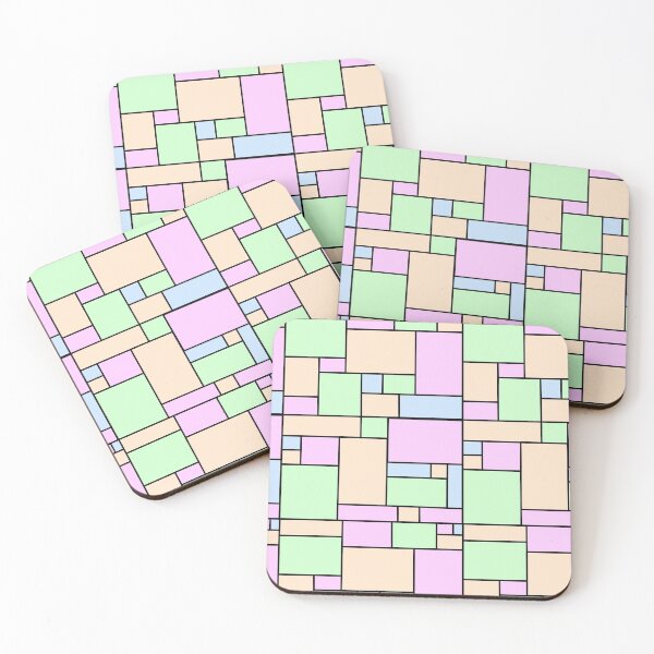 Item preview, Easter Colored Mondrian designed and sold by Wh1teF1re.