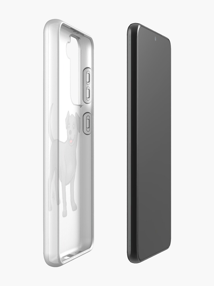 Alternate view of Labrador Retriever - Black Case & Skin for Samsung Galaxy