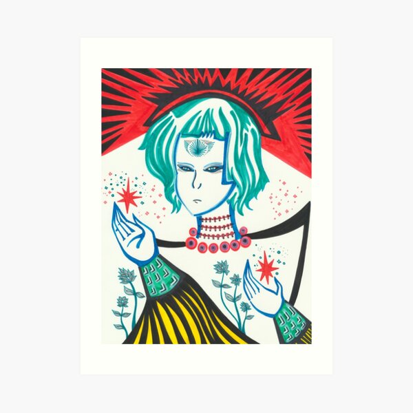 The White Empress Art Print