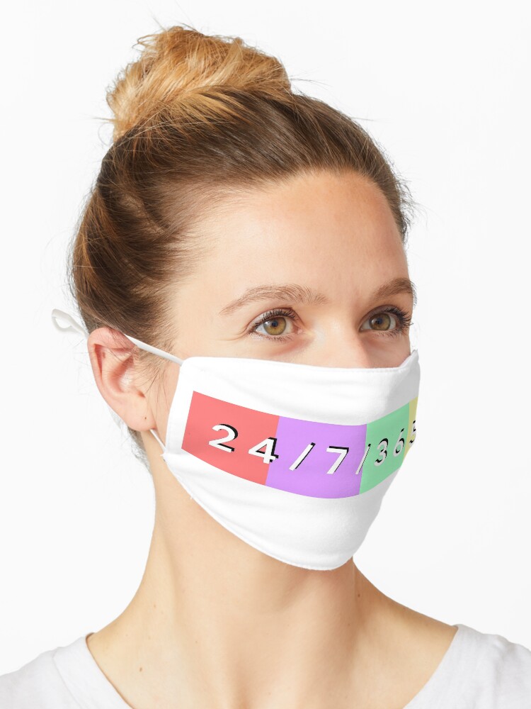 24 7 365 Surfaces Mask By Mansinone3 Redbubble