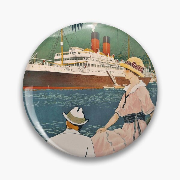 Artikelvorschau, Antilles-Centre Amerique vintage travel poster entworfen und verkauft von stickart-marek.