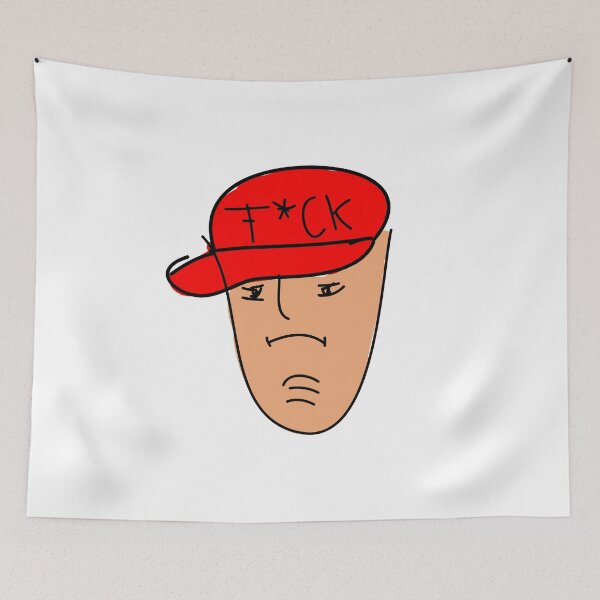 Item preview, Funny F * uck cartoon face designed and sold by GLOW BUYGLOW.