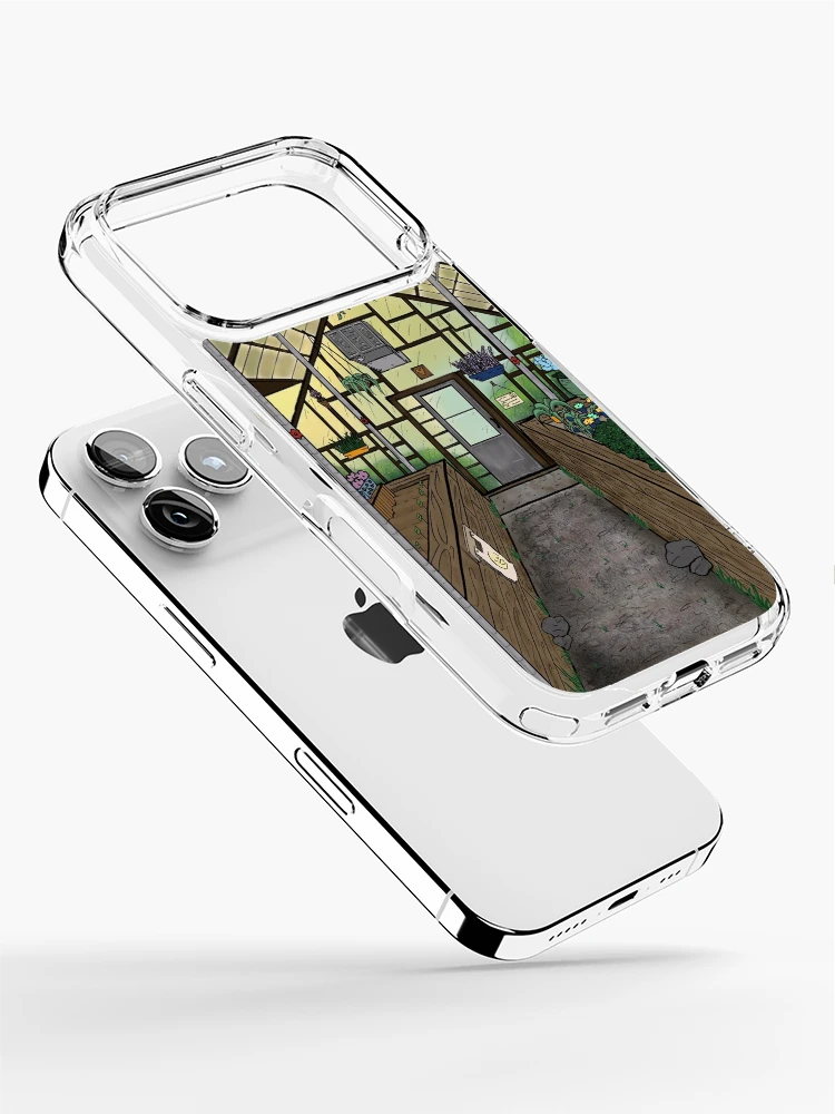 Thumbnail 2 of 5, iPhone Case, Calm Greenhouse designed and sold by pixiekitcat.