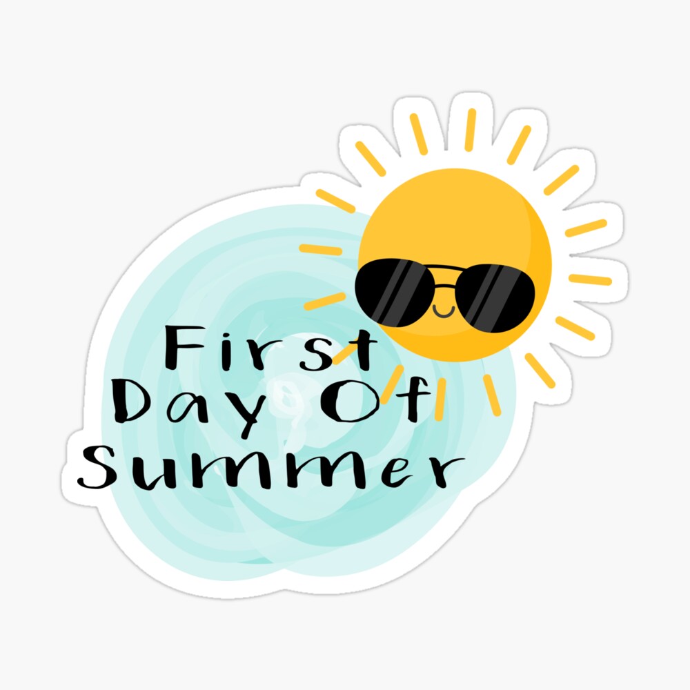First Day Of Summer Greeting Card By Bedesigner Redbubble