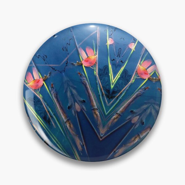 Item preview, Pond with red leaves designed and sold by MarilynBaldey7.
