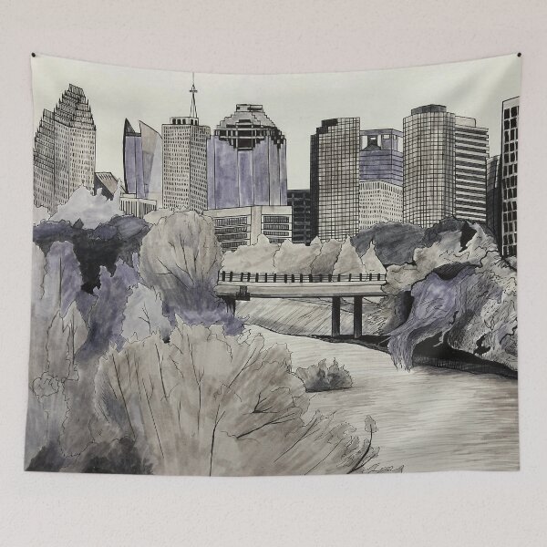 Item preview, Houston Skyline designed and sold by Halfmoon Industries.