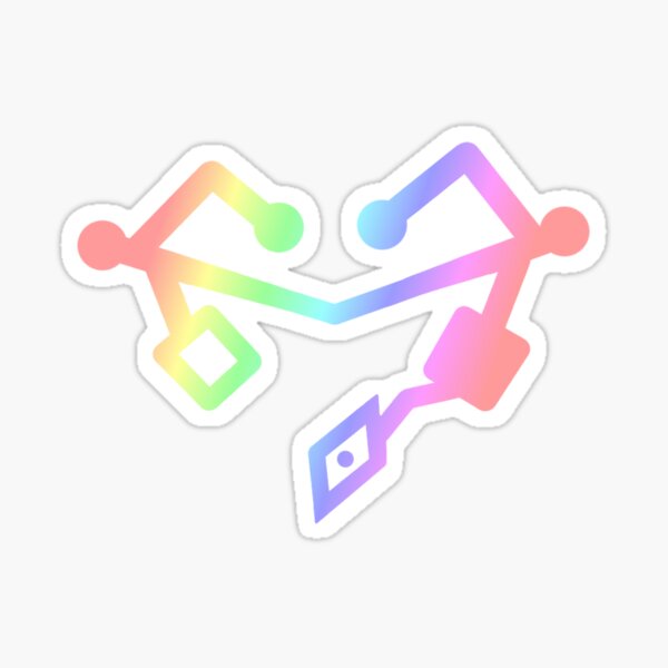 She Ra Heart Premiers Rainbow Sticker