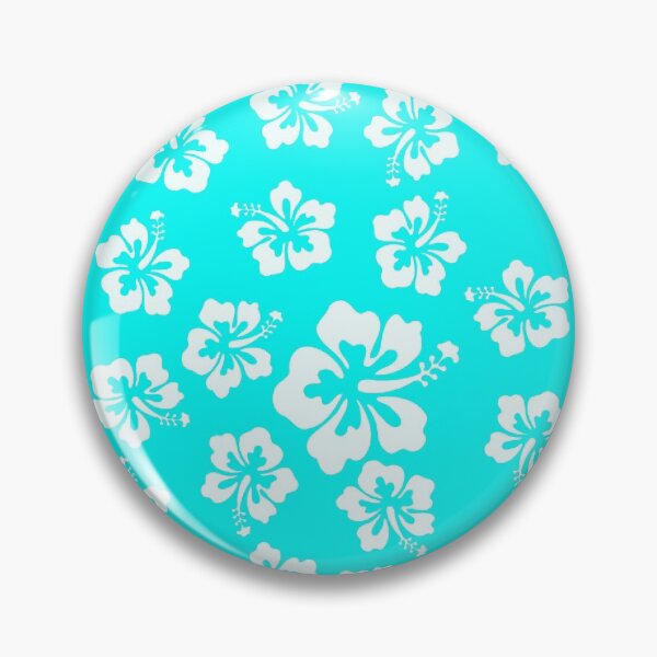 Item preview, Bright Aqua blue Hibiscus Hawaiian Flower Aloha designed and sold by funnytshirtemp.