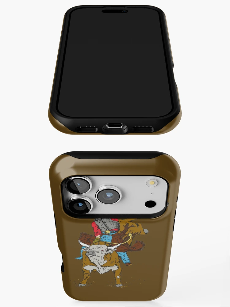 Thumbnail 3 of 4, iPhone Case, Bull Rider designed and sold by ItsMeRuva.