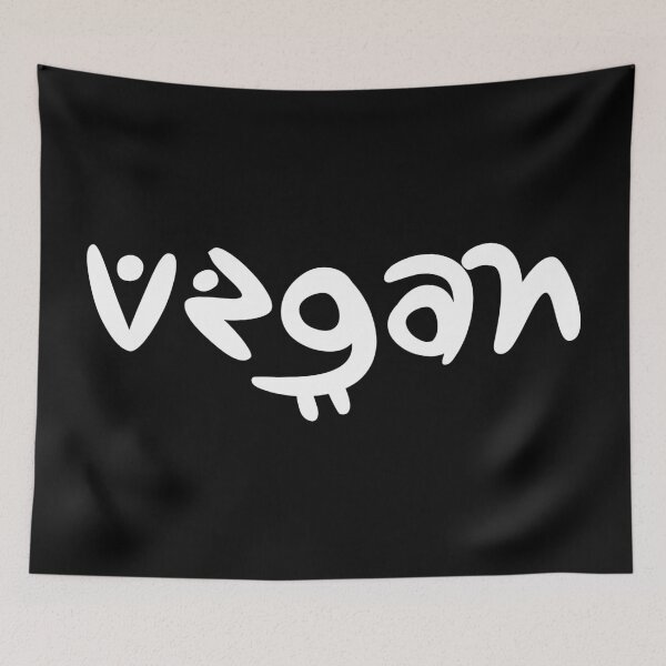 Item preview, Tribal Vegan text designed and sold by ReignGFX.
