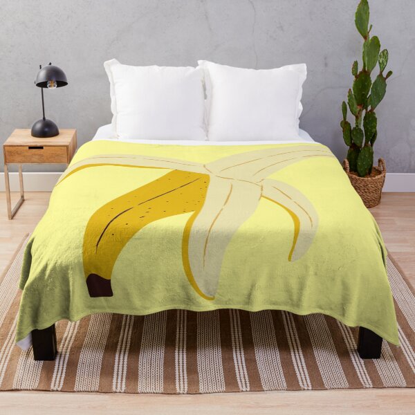 Item preview, Peeled Open Banana Illustration designed and sold by Maria Simone.