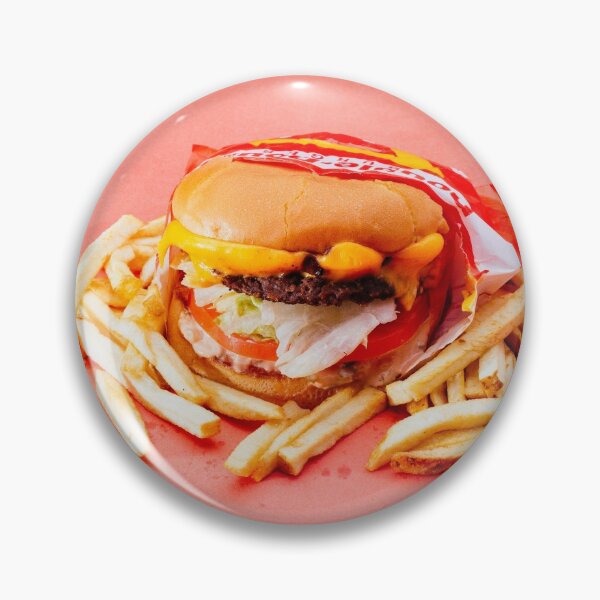 Artikelvorschau, Burger und Pommes Maske entworfen und verkauft von SunnyLemonader.
