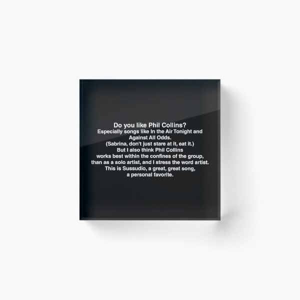 Artikelvorschau, Magst du Phil Collins? entworfen und verkauft von cpt_2013.