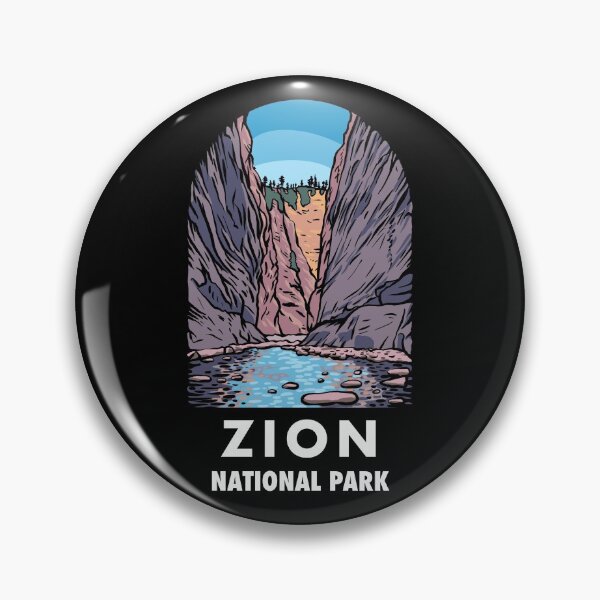 Item preview, Zion National Park The Narrows Retro designed and sold by HalpinDesign.