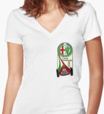 Alfa Romeo - 5 World Championships Women's Fitted V-Neck T-Shirt