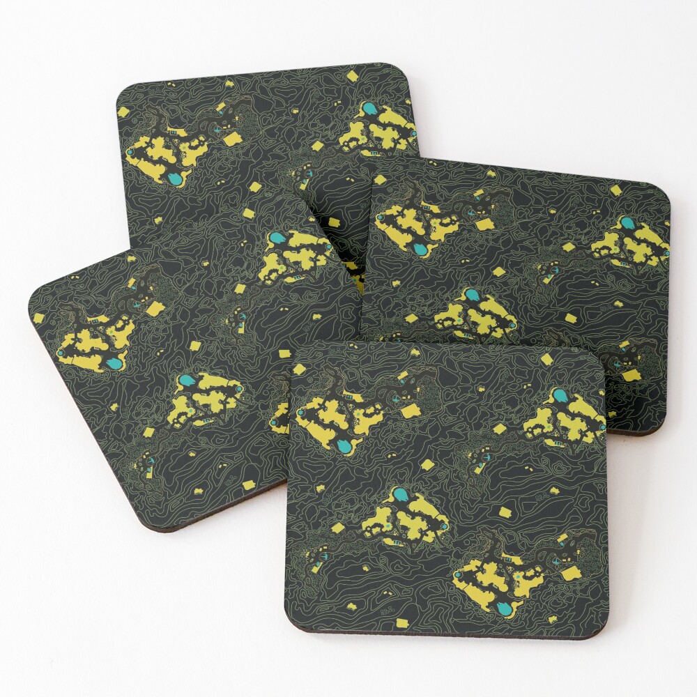 Item preview, Coasters (Set of 4) designed and sold by cowkitty.