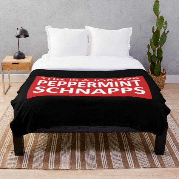 Item preview, This Is A Job For Peppermint Schnapps - Pantone Fiery Red designed and sold by FLStPeteDan.