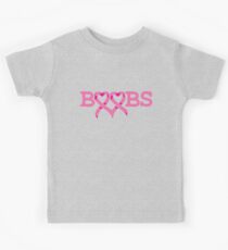 Boobs - Breast Cancer Awareness Kids Tee