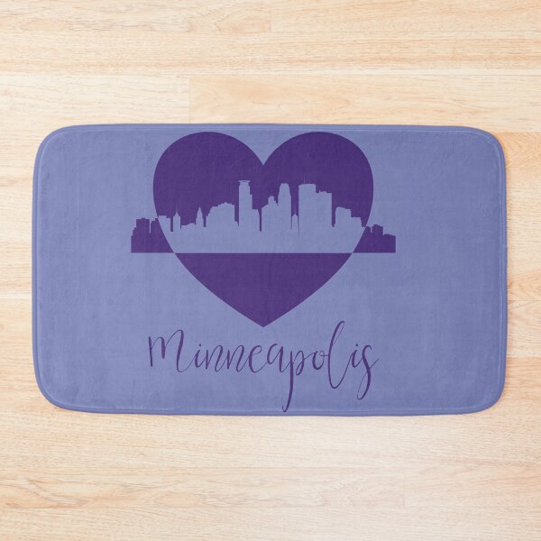 Item preview, Minnesota Loves Purple - Minneapolis Skyline  designed and sold by ShikitaMakes.